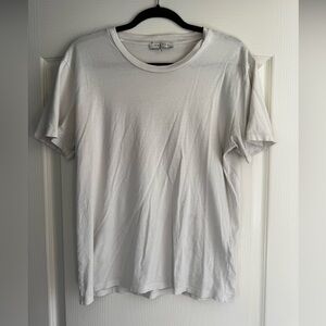 Sandro White Crew Neck Tee - vintage Y2K